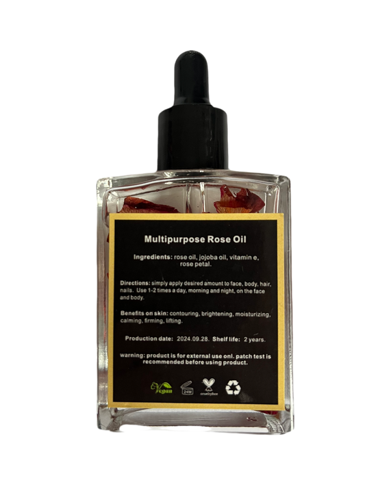 Rosen Öl ,Back side