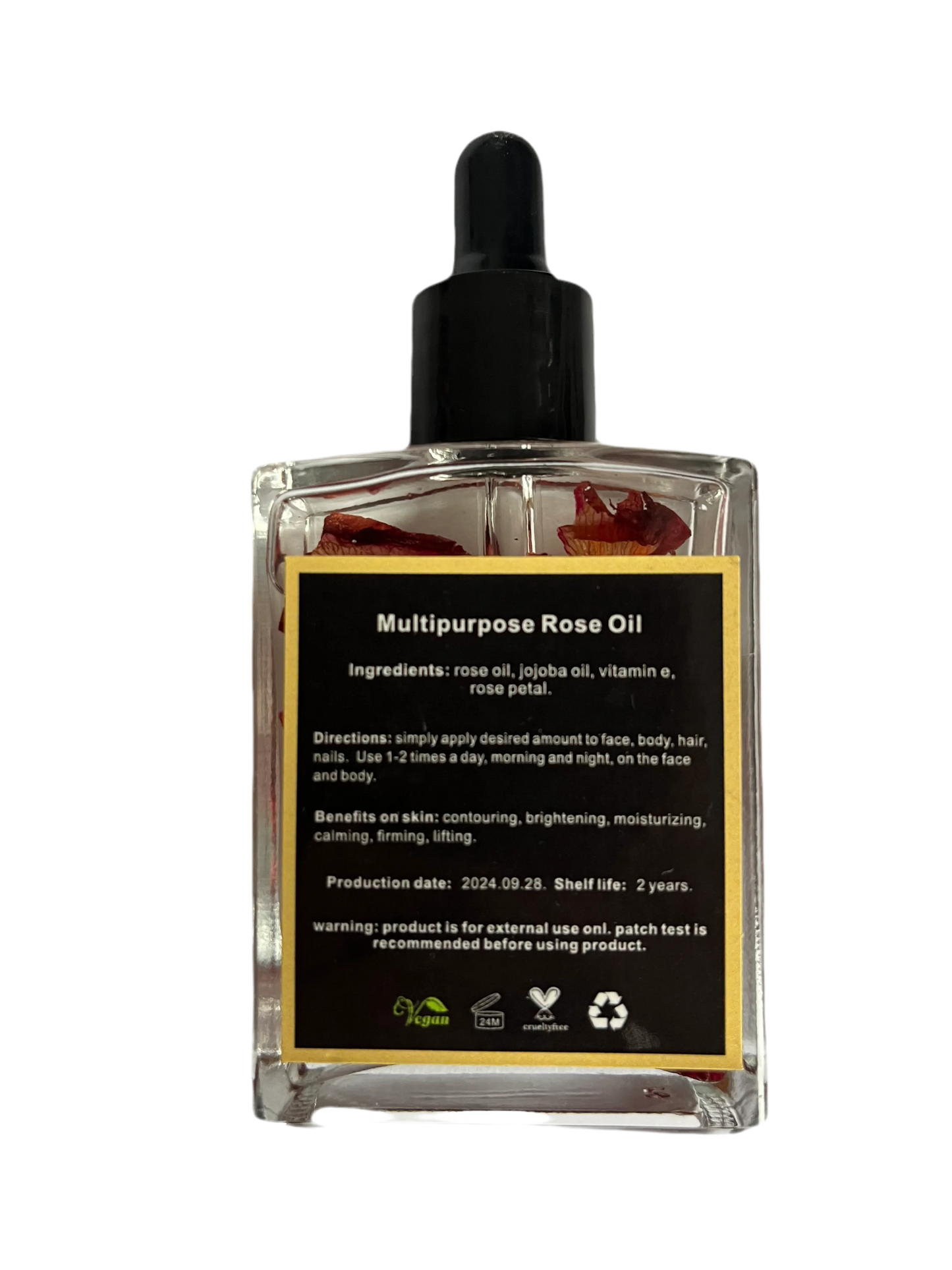 Rosen Öl ,Back side