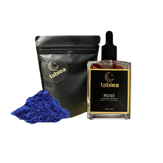 Rosen- & Nila-Pulverbox– Natürliches Wohlfühlritual